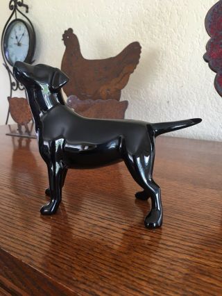 Perfect Exquisite Baccarat Made In France Black Crystal Labrador Dog