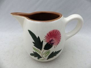 Stangl Pottery - Thistle Pattern - Pitcher/creamer - 2 3/4 " Tall - Euc