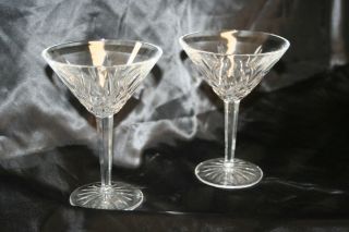 Waterford Crystal Lismore Tall Martini Glasses,  Set Of 2