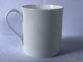 Fitz And Floyd Nevaeh White Coffee Mug/cup Fine Bone China Size 16 Oz.