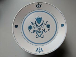 Set Of 4 Noritake Blue Haven Bread And Butter (b&b) Plates (pattern 9004)