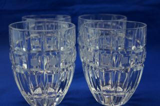 Waterford Marquis Quadrata (4) Double Old Fashioned Glasses,  4 1/4 "