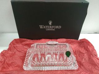 Waterford Crystal Lismore Covered Butter Dish - Made In Germany Nib