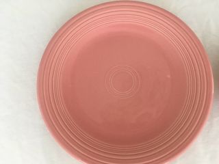 Vintage Homer Laughlin Fiesta Dinner Plate Rose Pink