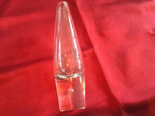 Vintage Steuben By David Hills C.  1949 Glass Teardrop 8” Bud Vase 7989