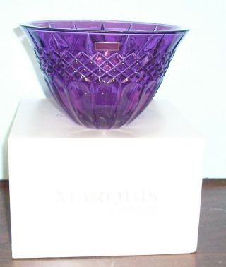 Waterford Crystal Marquis Shelton Purple 8 " Bowl