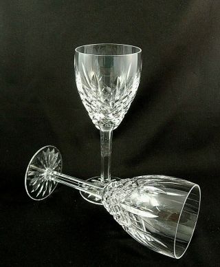 ARAGLIN by Waterford Crystal WINE GLASSES 7 1/8 