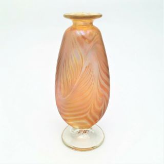 Brian Maytum Studio Art Glass Vase Signed Brian