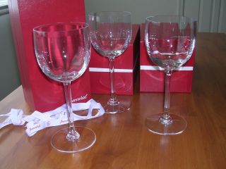 Baccarat Montaigne Optic Tall Water Goblets