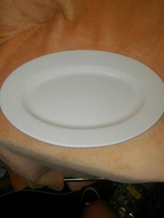 Vintage Wallace China Tan 12 - 1/2 " X 8 - 3/4 " Oval Serving Platter 14 - R