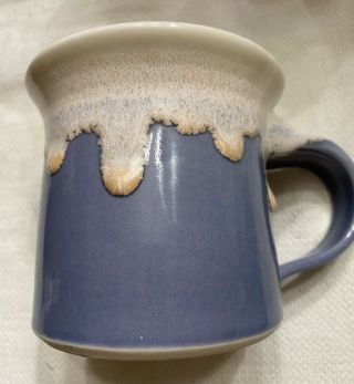 Handmade Hand - Thrown Pottery Earthenware Coffee Cup Mug Artist Signed Perdian