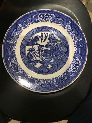 Vintage Royal China Blue Willow Ware Dinner Plate 10 "