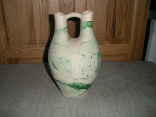 Vintage Nemadji Art Pottery 10 Inch Wedding Vase
