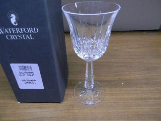 2 Waterford Crystal " Ballyshannon " 7 5/8 " No Ledge Water Goblets In Boxes