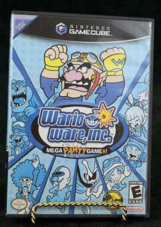 Wario Ware,  Inc - Mega Party Game - For - Nintendo - Game Cube