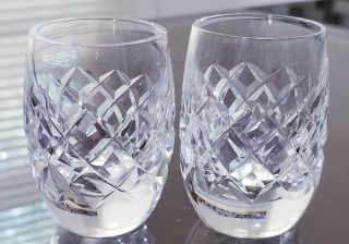 Vintage Waterford Crystal Alana 2 Shots Glass - 2 3/8 "