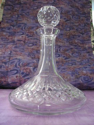 Lismore By Waterford Crystal Ships Decanter