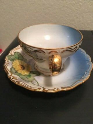 Vintage Merit Occupied Japan Daisy Design Teacup - Gorgeous 2