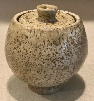 Vintage Studio Stoneware Pottery Jar With Lid Ph0497