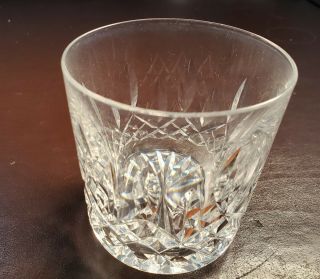 Set Of 3 Vtg Waterford Lismore Old Fashioned Rocks Glass Tumbler