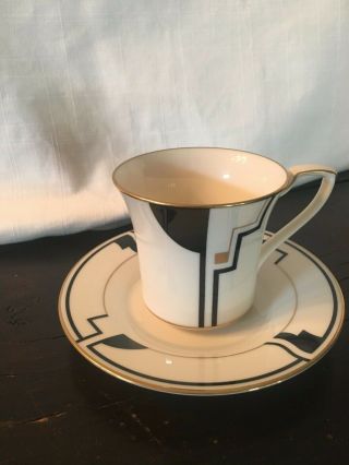 Noritake Portfolio Flat Cup & Saucer Set - Crafted in Japan 2