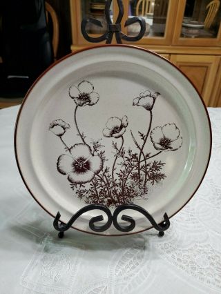 Noritake Stoneware Desert Flowers 8341 Dinner Plate 10 1/2 " Guc 5 Available