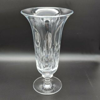 11 " Vera Wang By Wedgwood Duchesse Encore Elegant Crystal Vase Made In Germany