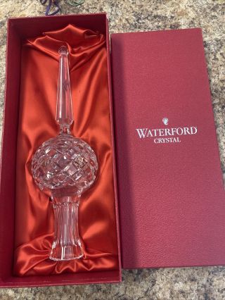 Waterford Crystal Lismore Christmas Tree Topper 10 1/4 "