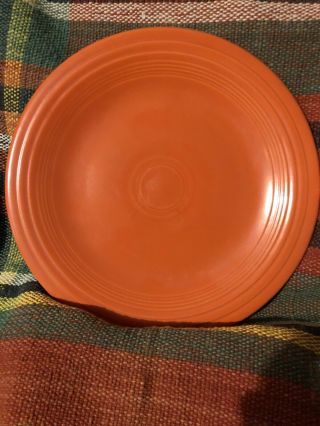 Red Vintage Fiesta Ware Dinner Plate