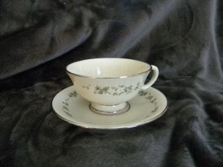 Lenox Fine China Brookdale Pattern Footed Cup And Saucer – Coondition