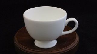 Alpine White By Wedgwood Fine Bone China Footed Cup Made In England