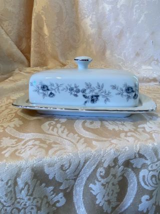 Baroque Bleu By Daniele Fine China Japan Covered Butter Dish