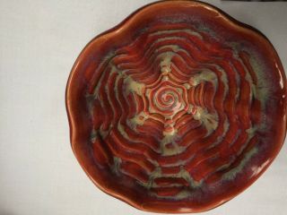 Signed Hand Crafted Clay Bowl