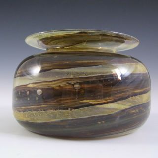 Isle Of Wight Studio Tortoiseshell Glass Vase By Michael Harris
