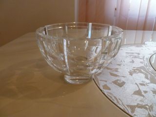 Vintage Crystal Art Glass Vase - Signed