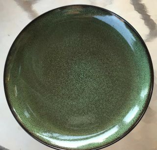 Home Trends Dinner Plate Green With Brown