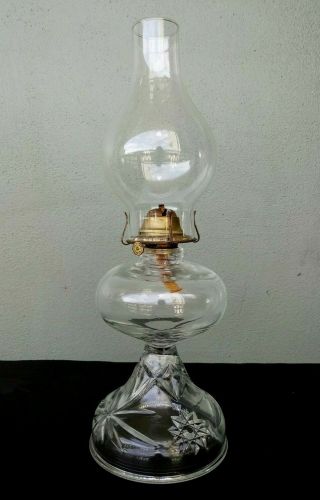 Anchor Hocking - Early American Prescut Eapc - Oil Lamp