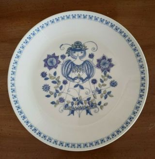 Vintage Figgjo Norway Turi Design Lotte Round 9 1/2 " Plate