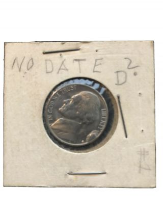 No Date D Large Cud Error Jefferson Nickel 5 Cent