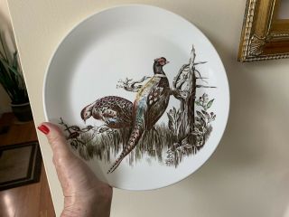 Johnson Brothers Game Birds " Pheasant " 10 3/4 " Round Dinner Plate