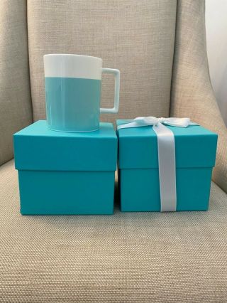 Tiffany & Co Colorblock Mugs,  Set Of Two