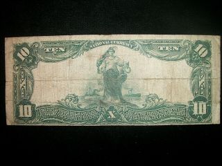 1902 The First National Bank of Abingdon $10 note (red seal) 3
