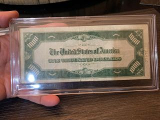 Federal Reserve Note $1000.  00 Series 1928/District 8 2