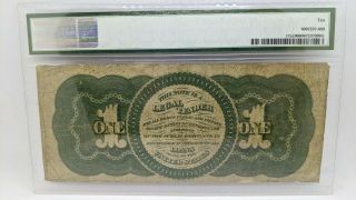 1862 $1 Legal Tender Large Size Note - PMG 10 - Fr 17a - Chittenden,  Spinner 2