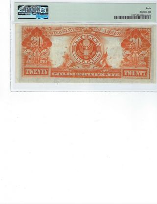 1922 $20 Gold Certificate FR1187 PMG 40 XF Spellman/White,  Star Note 2