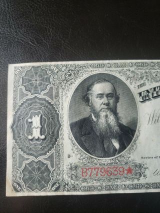 1891 $1 Treasury Note - Fr.  350 - Rosecrans/Nebeker - very crispy 2