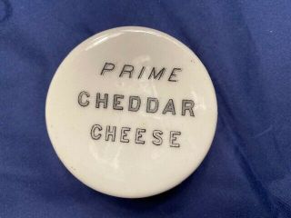 Grafton China " Prime Cheddar Cheese " With Matching Crest Cheddar - Floral & Verse