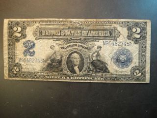 1899 United States $2 Large Silver Certificate.  Very Good.