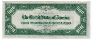 1934 A $1000 Federal Reserve Note Richmond,  VA 2