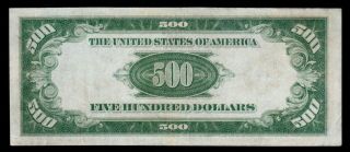 Great Note LGS 1934 $500 CHICAGO FIVE HUNDRED DOLLAR BILL 1000 Fr.  2201G 004961A 3